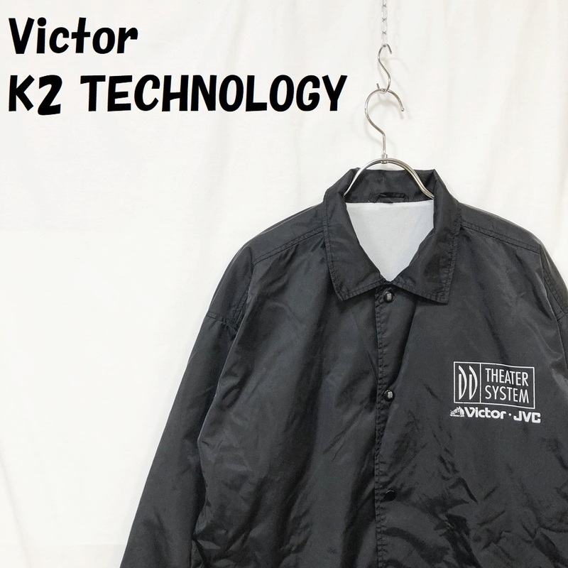 【人気】VICTOR K2 TECHNOLOGY/ビクター アウター ナイロンジャケット ブラック サイズF/S900