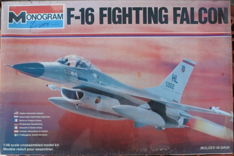 希少 F16 FIGHTING FALCON 1/48 MONOGRAM モノグラム プラモデル 20200912 tkhshss h 0905