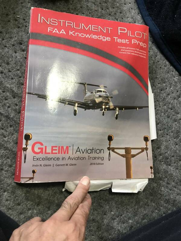 gleim　instrument pilot faa knowlege test prep アメリカで計器飛行証明とる時の問題集　書き込みあり返品不可210円発　JAL