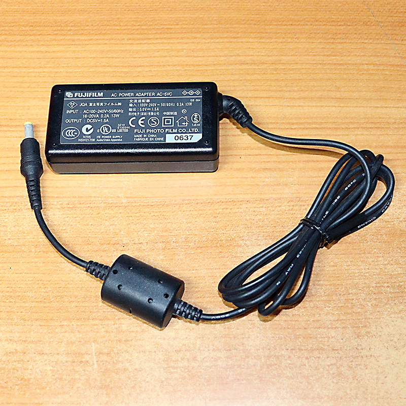 ★ フジフィルム FUJIFILM デジタルカメラ用 ACアダプター AC-5VC 中古品 C00022