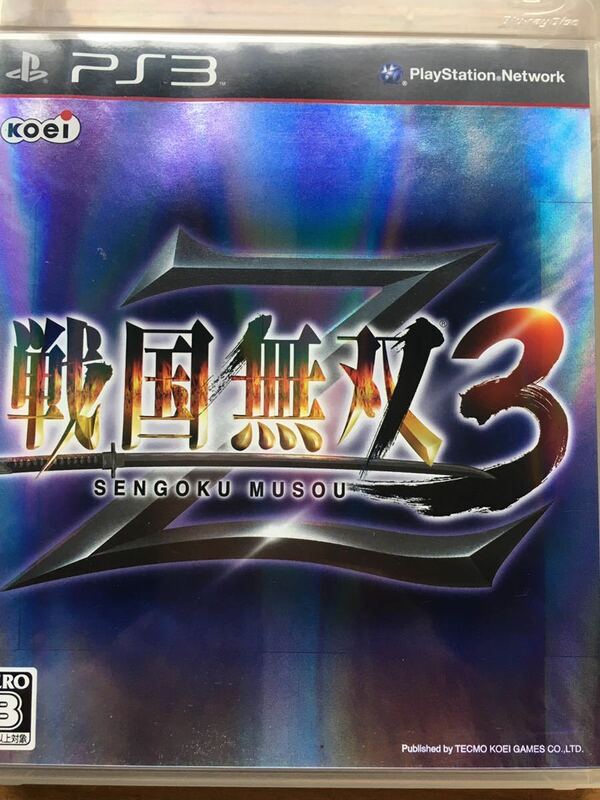 PS3【戦国無双3z】プレイステーション3 ゲームソフト