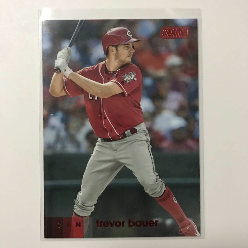 [バウアー(Trevor Bauer)] Base Parallel(Red Foil)167[2020 Topps Stadium Club Baseball](Cincinnati Reds(CIN))横浜DeNAベイスターズ