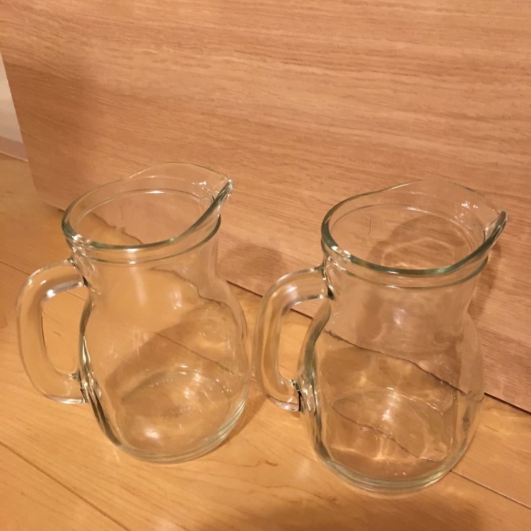 イタリア製　ワイン差し　水差し　モモナチュラル　コカコーラグラス×３付