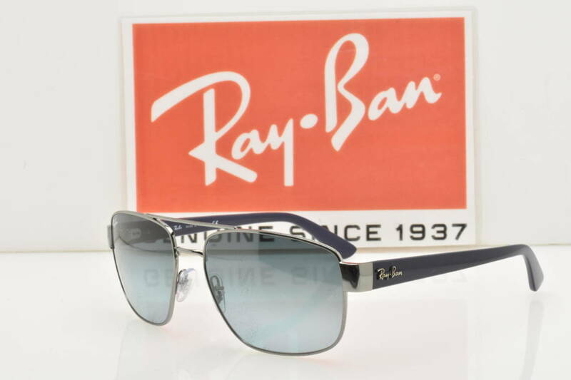 ★新品！正規輸入品！ Ray-Ban レイバン RB3663 004/3M ガンメタル ブルーグラディエントグレー★