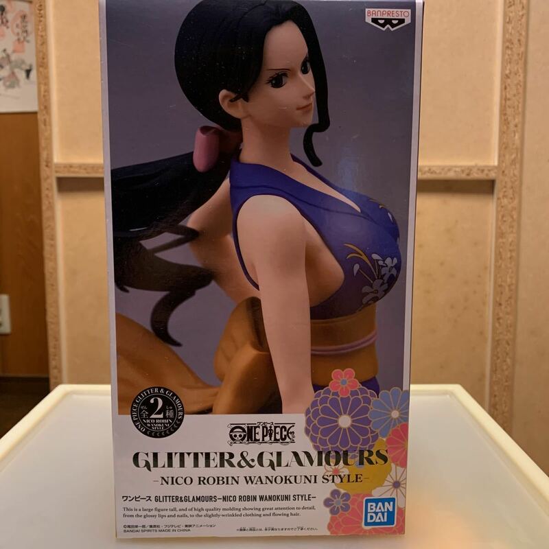 ★新品 未開封 ワンピース GLITTER＆GLAMOURS -NICO ROBIN WANOKUNI STYLE-プライズフィギュア 全高約25センチ BANDAI SPIRITS2020年3月★