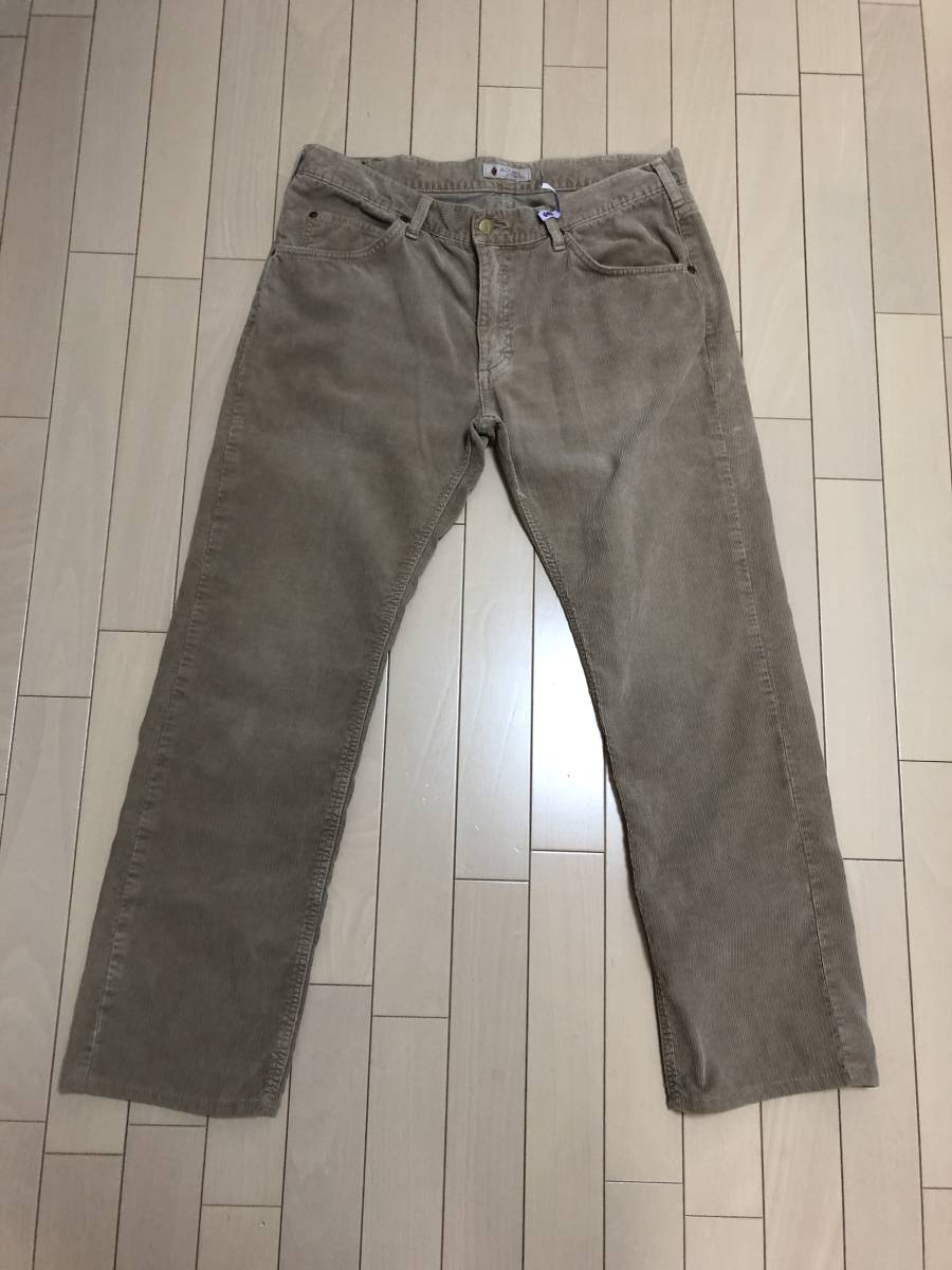 Lee RIDERS Dufferコラボ コーデュロイパンツ XL ベージュ 中古 日本製 クリーニング済み
