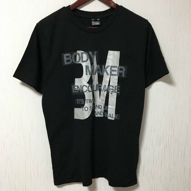 BODY MAKER ボディーメーカー Tシャツ メンズLサイズ トレーニング ジム 筋トレ　【YP-1588】