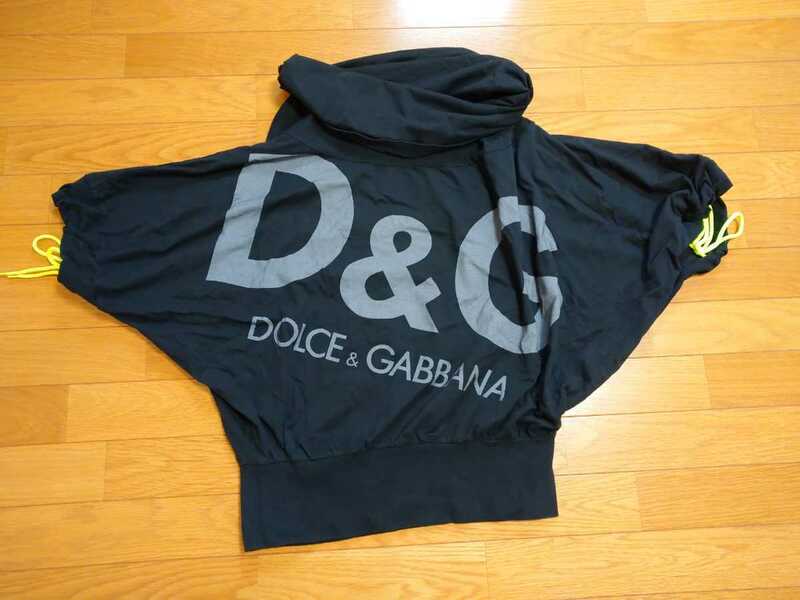 即決!D&GオーバーサイズＴシャツ黒ブラックビッグシルエットドルチェ&ガッバーナ