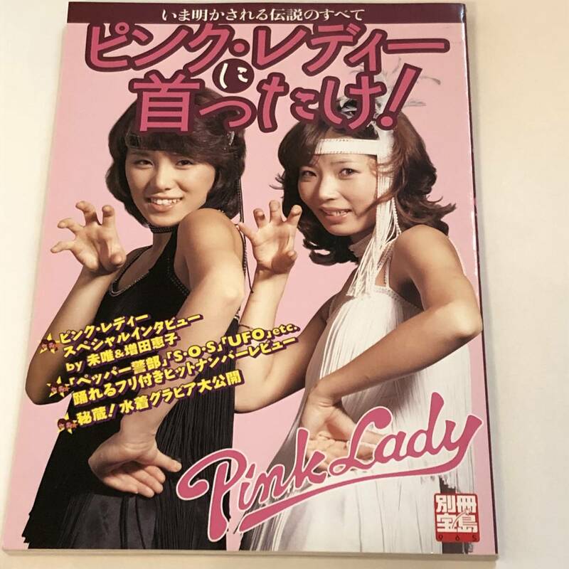 即決　ピンク・レディーに首ったけ! いま明かされる伝説のすべて 別冊宝島　スペシャルインタビュー/秘蔵水着グラビア大公開