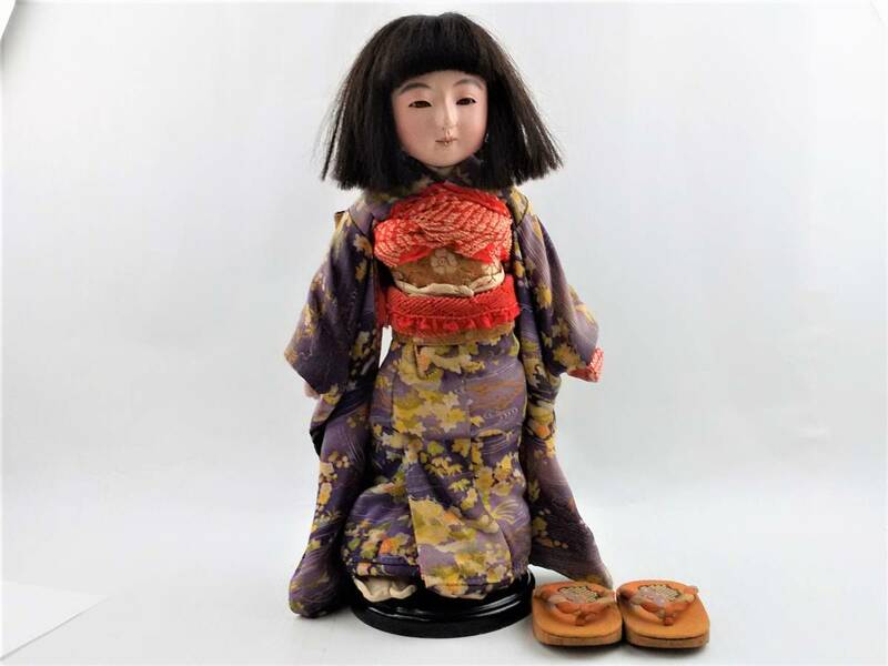 (Y9)　市松人形　日本人形　時代物　京人形　女の子　アンティーク