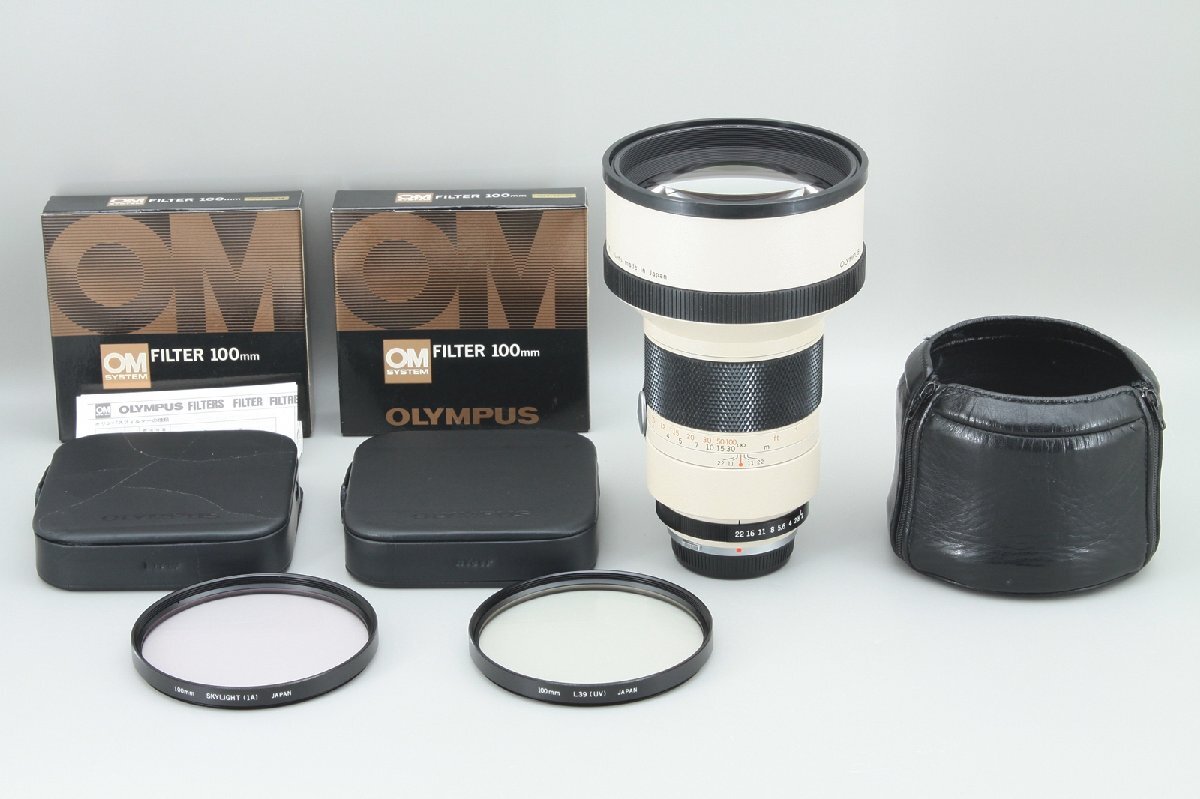 ◆希少◆オリンパス OLYMPUS OM ZUIKO AUTO-T 180mm F2 フィルター2種付き #12042