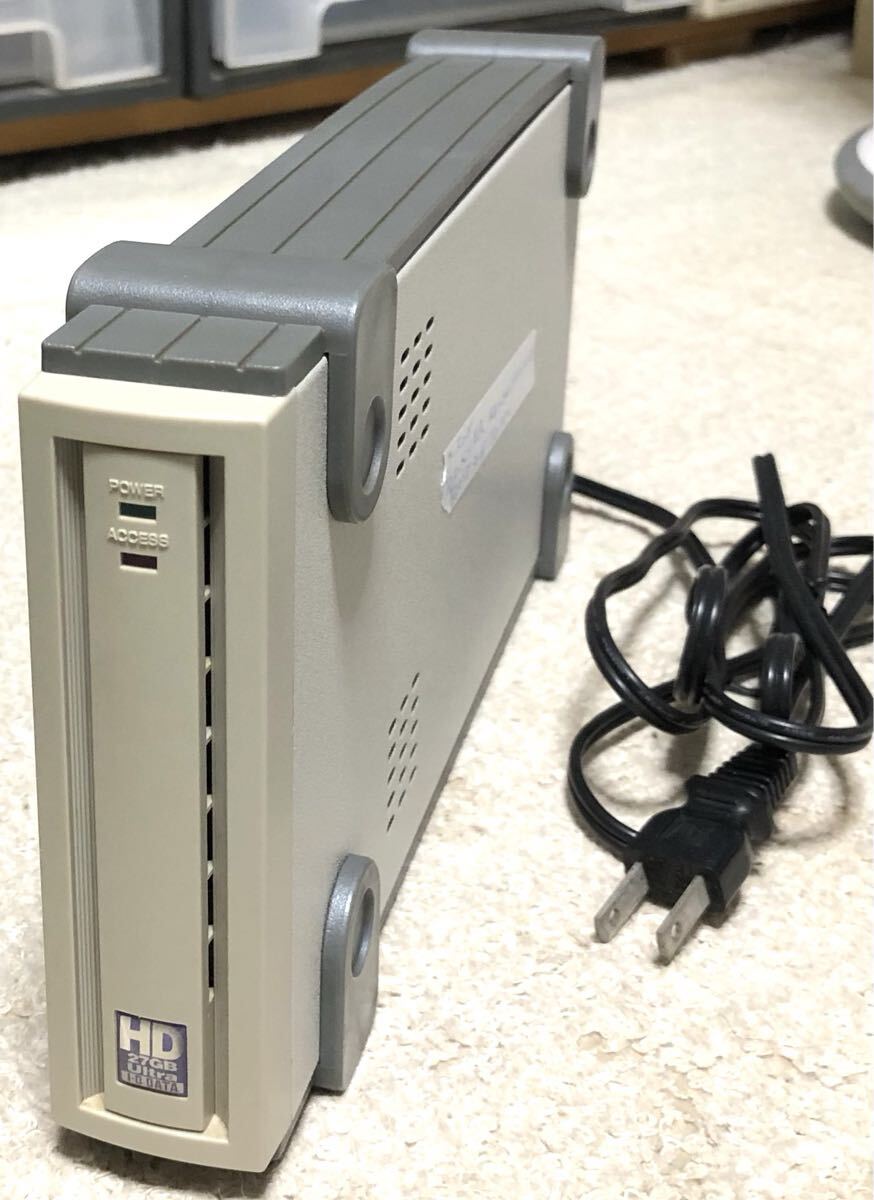 外付HDD SCSI 30GB：IO-DATA HDVS-UM27G　動作品