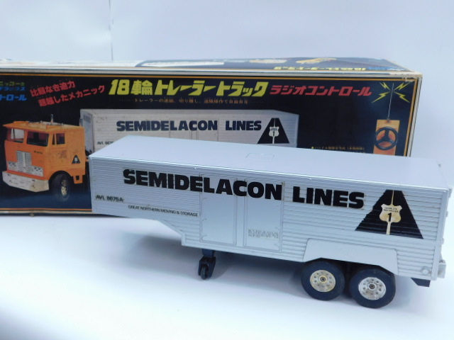 ★小0909 【ジャンク トラック部のみ】 ニッコー 18輪トレーラートラック ジャンク 外箱 パーツ 32509221