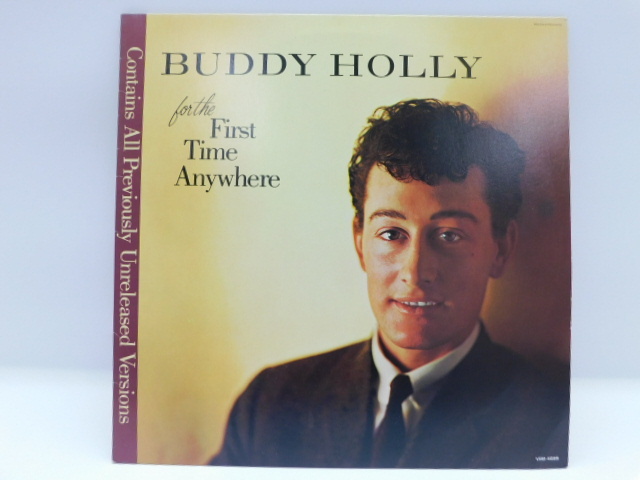★小1106 BUDDY HOLLY バディホリー FOR THE FIRST TIME ANYWHERE アンリリーストヴァージョンズ LP レコード コレクター放出品 32509081