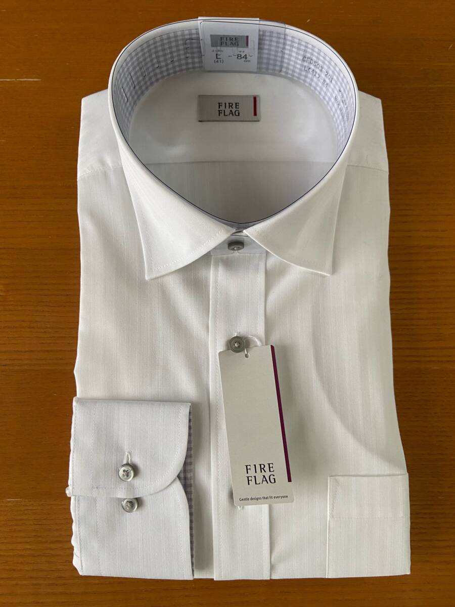 FIRE FLAG　Yシャツ　L　ホワイト　新品 　未使用　