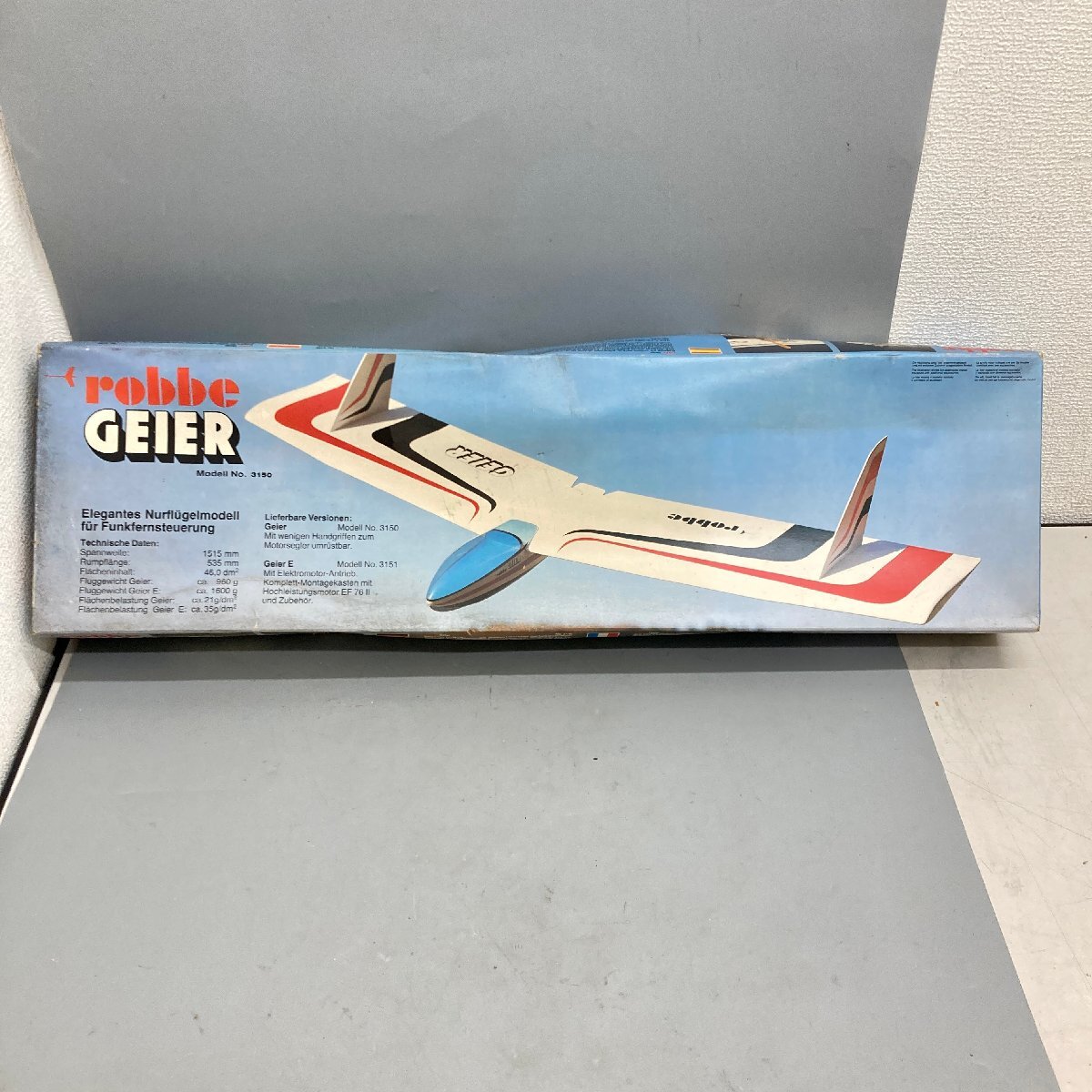 ◆◇[4] Robbe Geier No.3150 模型ヒコーキ 西ドイツ プラモデル 現状品 07/101004m◇◆