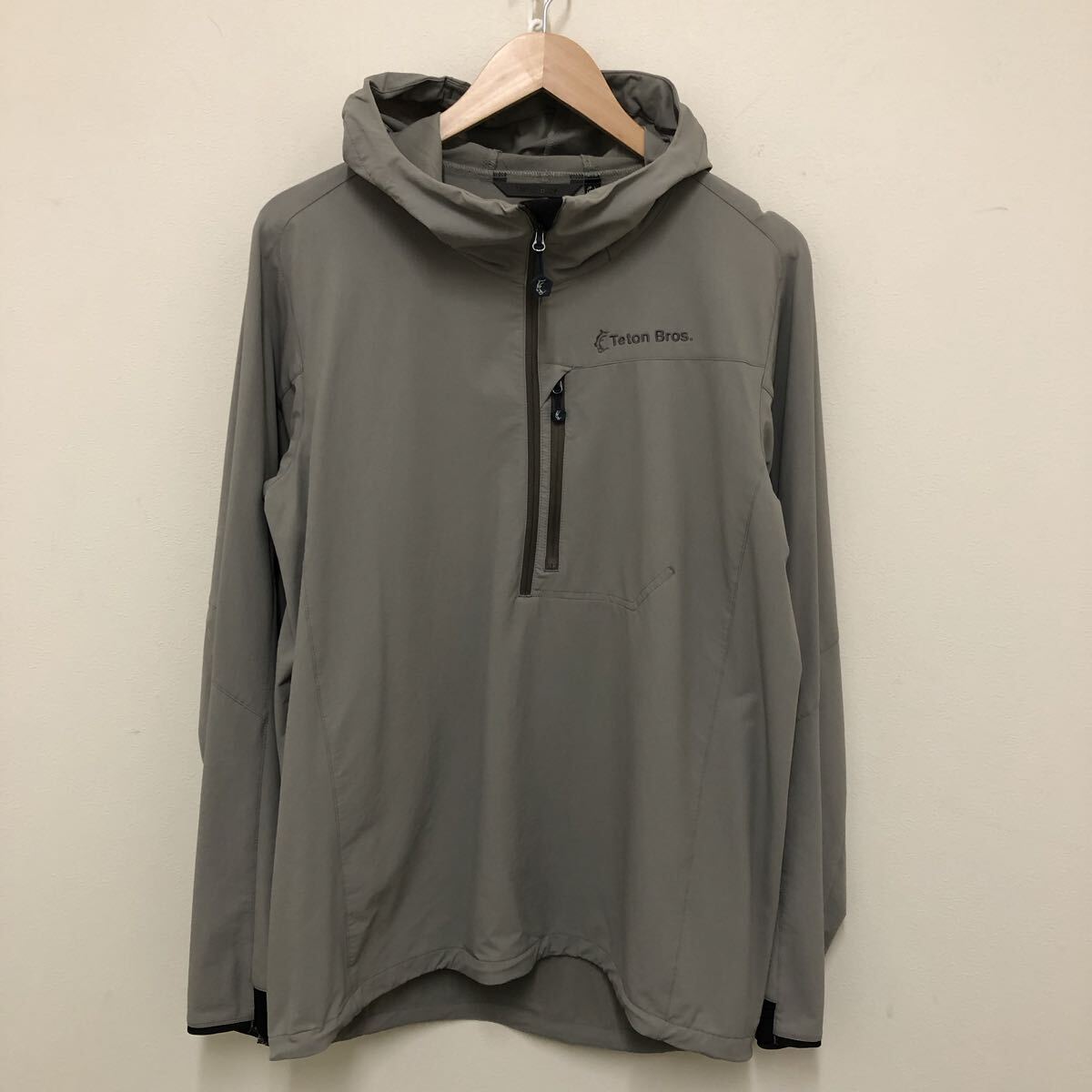 (34)Teton Bros ティートンブロス ロングトレイルアノラック TB173-22M グレー L ナイロン ジャケット パーカー