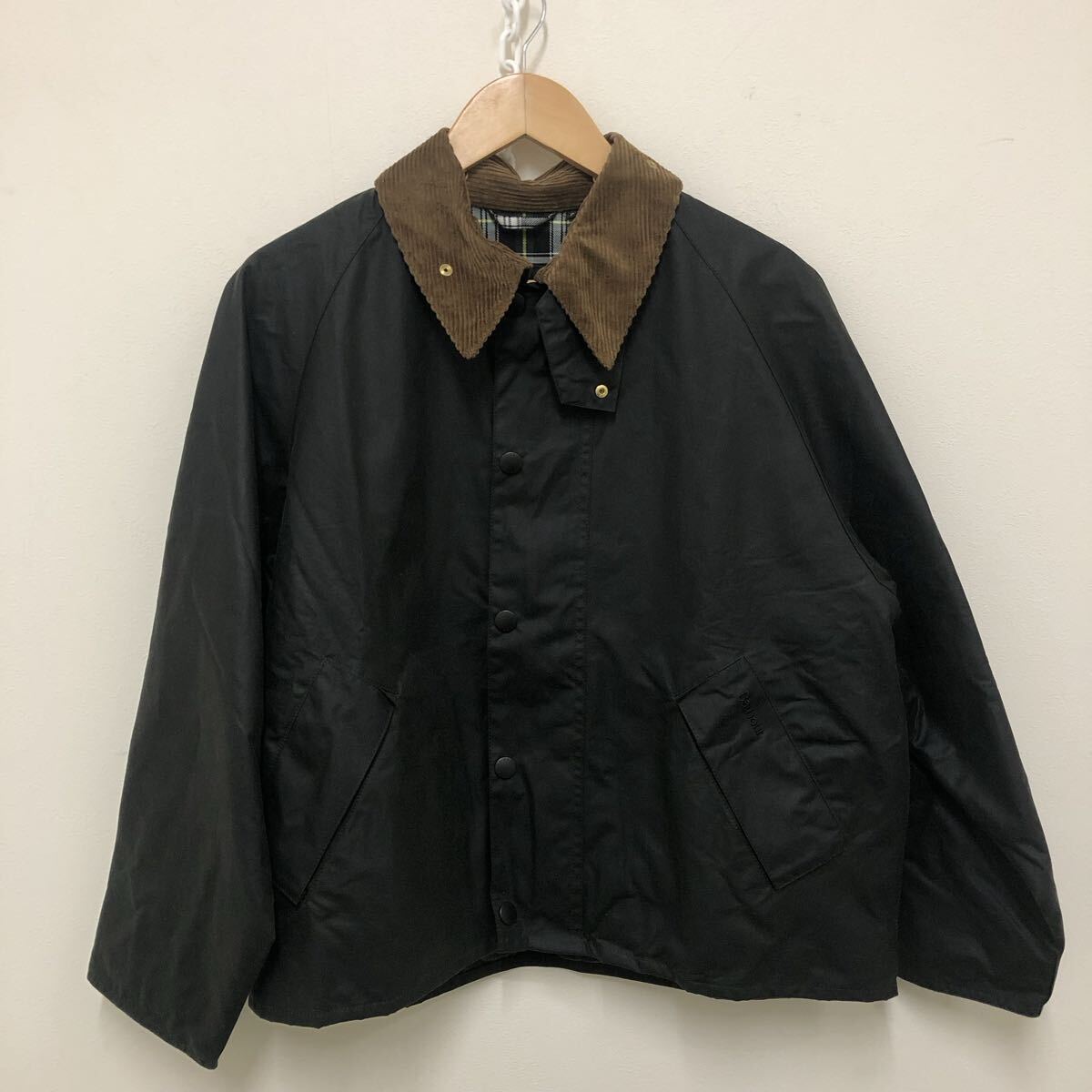 (34)Barbour トランスポート ワックスジャケット 242MWX2364 グリーン 36 綿 130th Anniversary バブアー TRANSPORT Wax Jacket ジャケット
