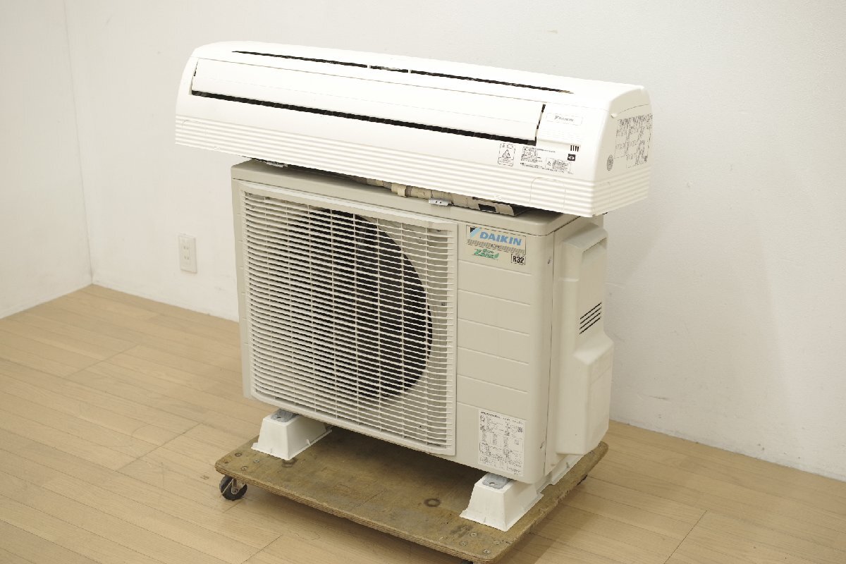 ダイキン 2021年製 3馬力 パッケージエアコン 壁掛け 単相200V 8.0kW 15坪～23坪 内機/FAP80FA 外機/RZRP80BFV 業務用 分解クリーニング済