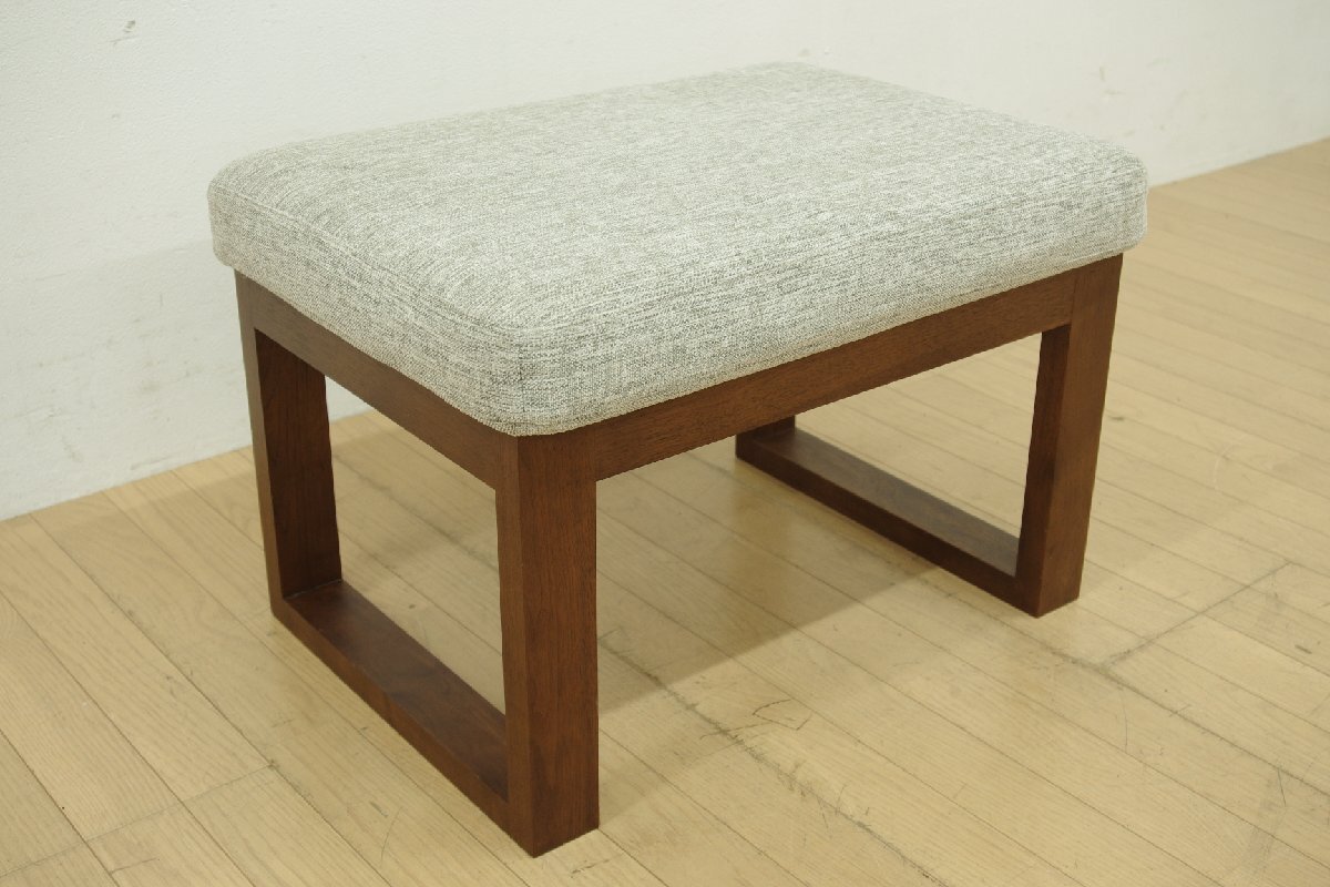 展示品 estic エスティック フォルマックス バンケットシリーズ ガラ スツール オットマン シンプル モダン デザイナーズ グレー B