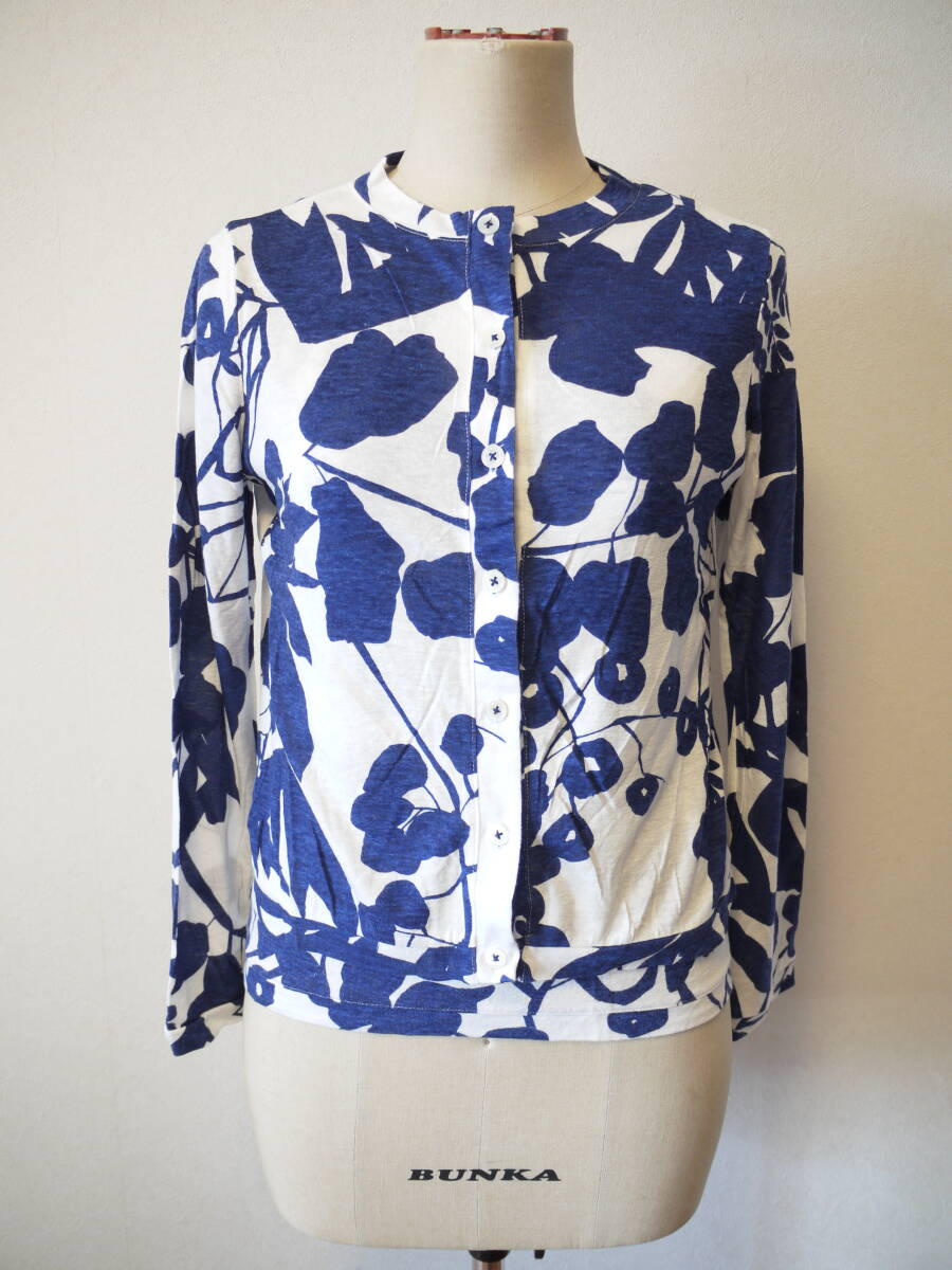 49AV JUNKO SHIMADA ジュンコシマダ ボタニカルプリント アンサンブル ブラウン ３８ 美品/未使用