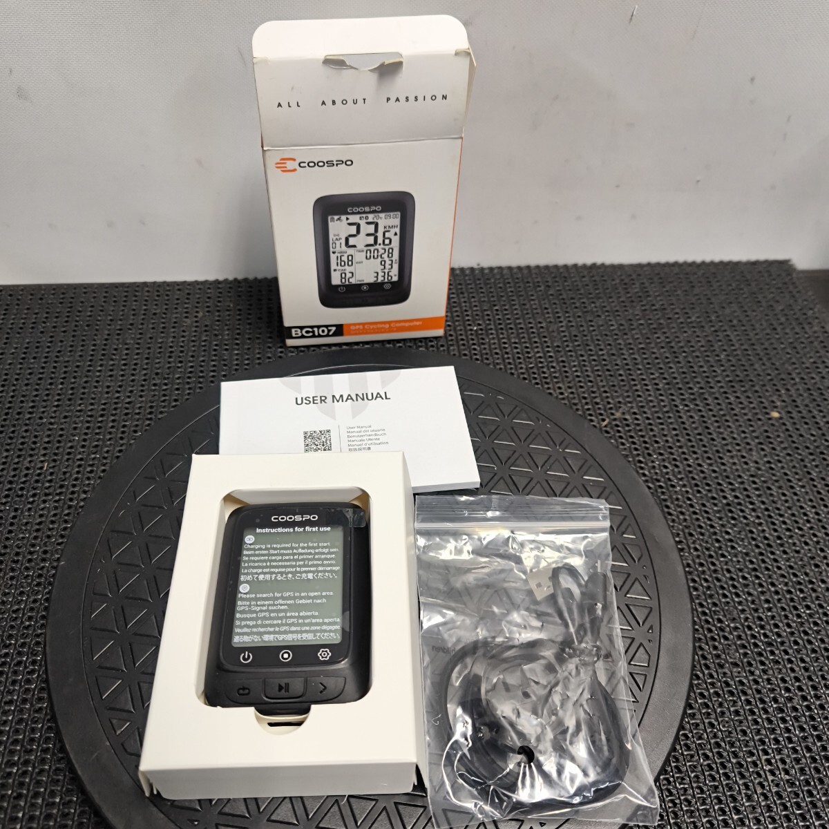 「D43_21K」CooSpo BC107 サイクルコンピュータ サイコン 自転車 GPS(251022)