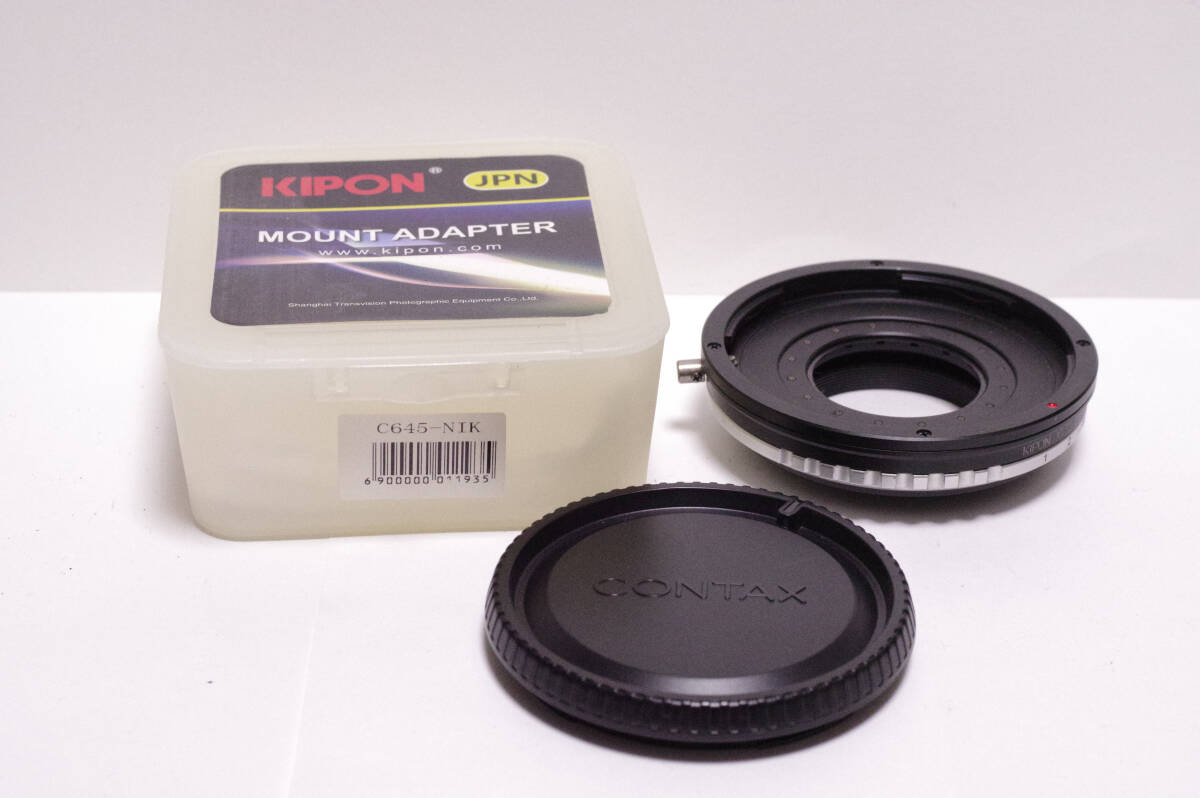 KIPON Mount Adapter Nikon Fマウント CONTAX 645 ニコン用 マウントアダプター コンタックス