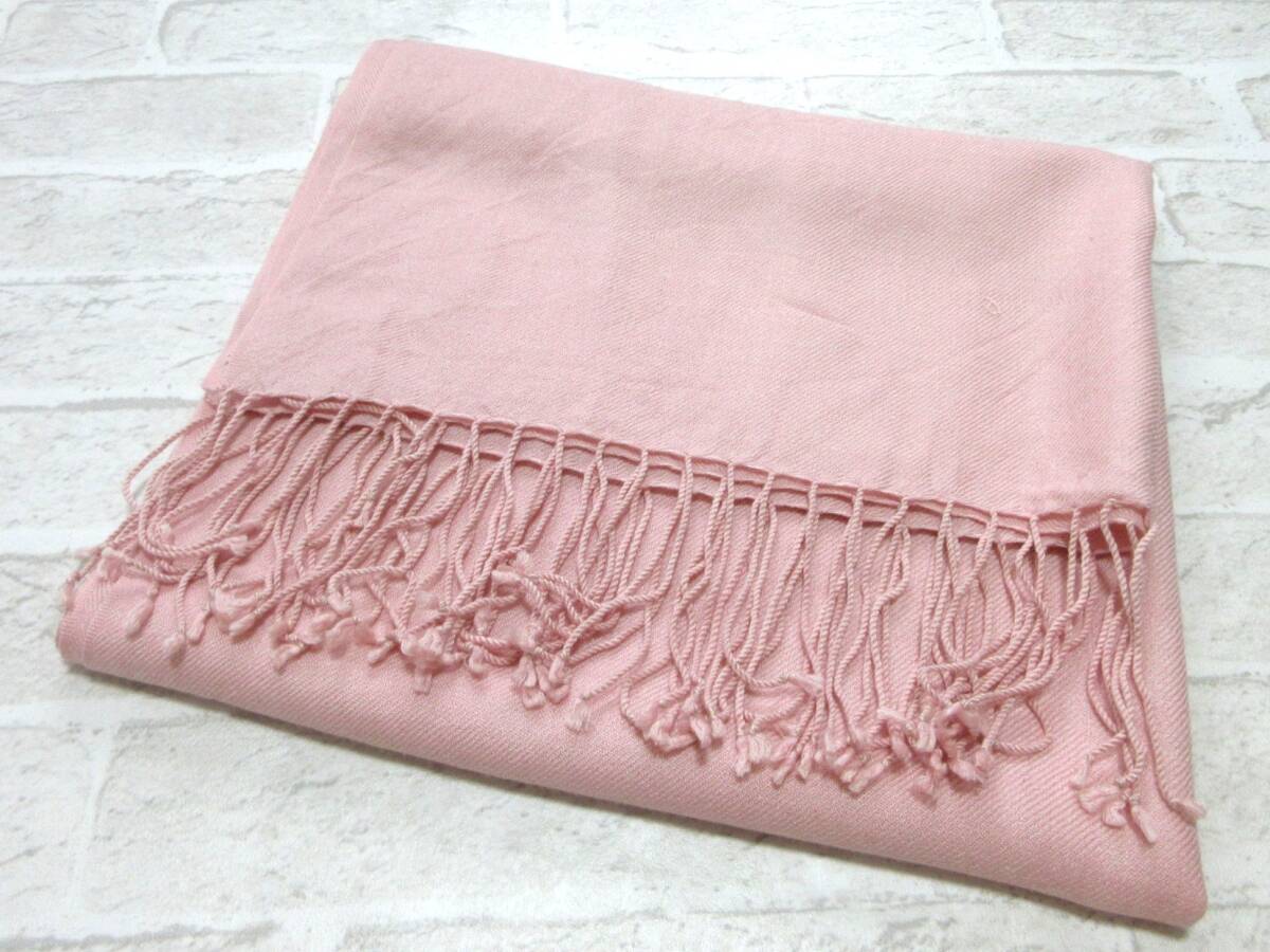 送料込み COURO COMPANY コロカンパニー ピンク カシミヤ シルク 大判 ストール ( カシミア 絹 巻き物 羽織物 マフラー オールシーズンOK )