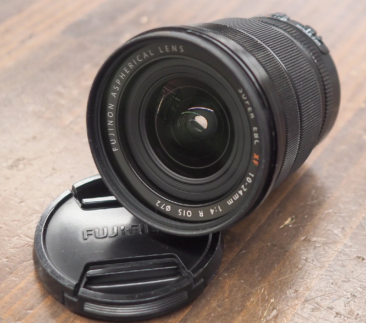 動作確認済 富士フィルム フジノンレンズ XF10-24mm F4 R OIS レンズフィルター マルミ EXUS付　中古品