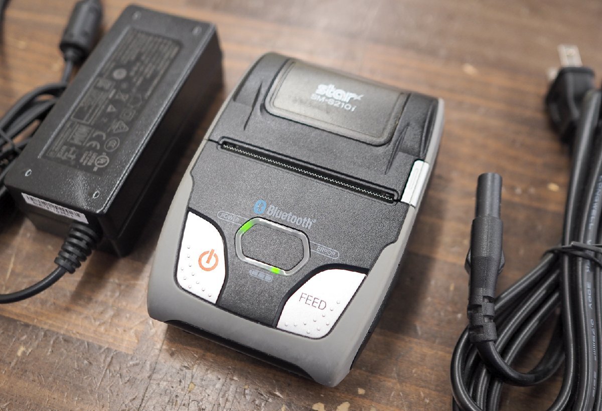 スター精密株式会社 STAR SM-S210i Bluetooth モバイルプリンター レシートプリンター 感熱レシート 通電確認済み