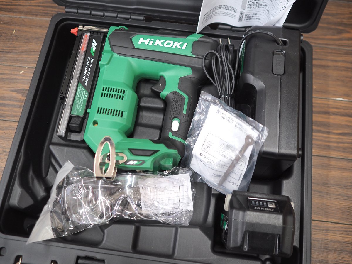 動作確認済 HiKOKI ハイコーキ 35mm コードレス ピン釘打機 NP3635DA バッテリ BSL36A18・充電器 UC18YDL2 セット