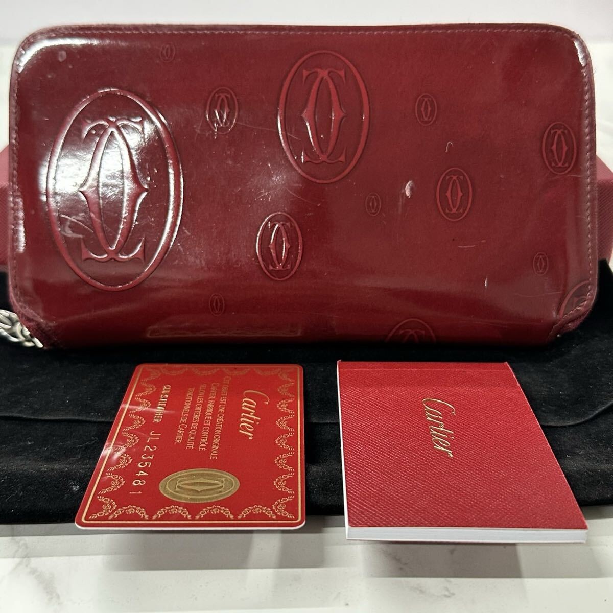 カルティエ　Cartier 財布　長財布　ハッピーバースデー　ラウンドファスナー　メンズ　レディース　