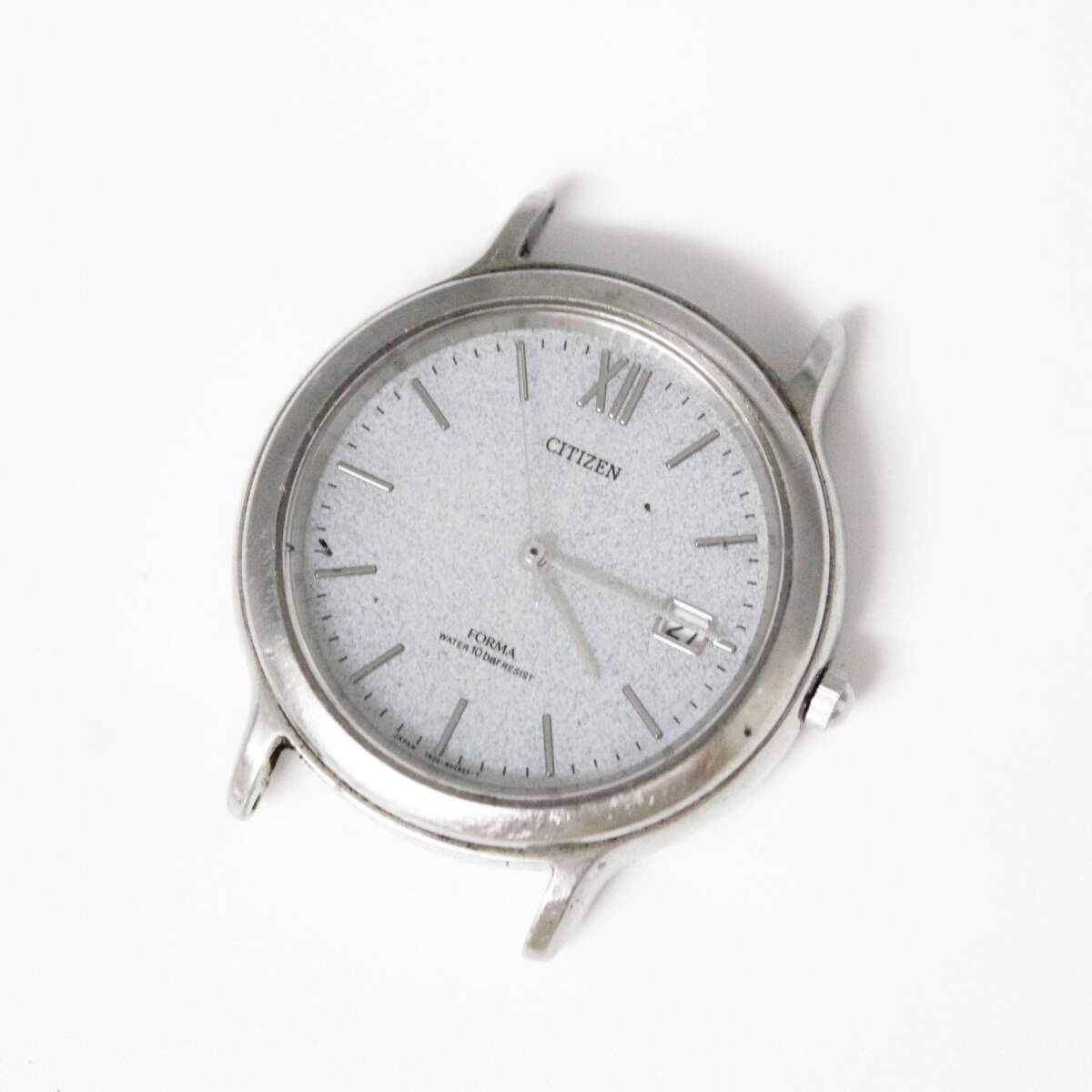 W251021-08 CITIZEN FORMA Eco-Drive シチズン フォルマ エコドライブ 7820-H01270 メンズ腕時計 ソーラー デイト ジャンク 文字盤グレー