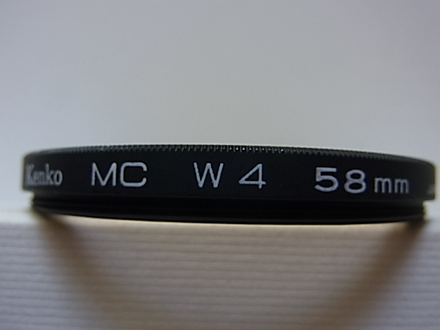 送料110円～　Kenko　ケンコー　MC　W4　58mm　管理no.1