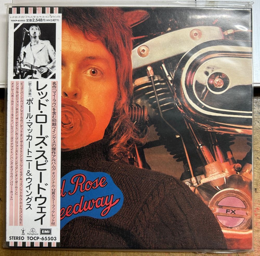ポール・マッカートニー&ウイングス／レッド・ローズ・スピードウェイ【未開封新品CD】紙ジャケット サンプル盤 Paul McCartney TOCP-65503