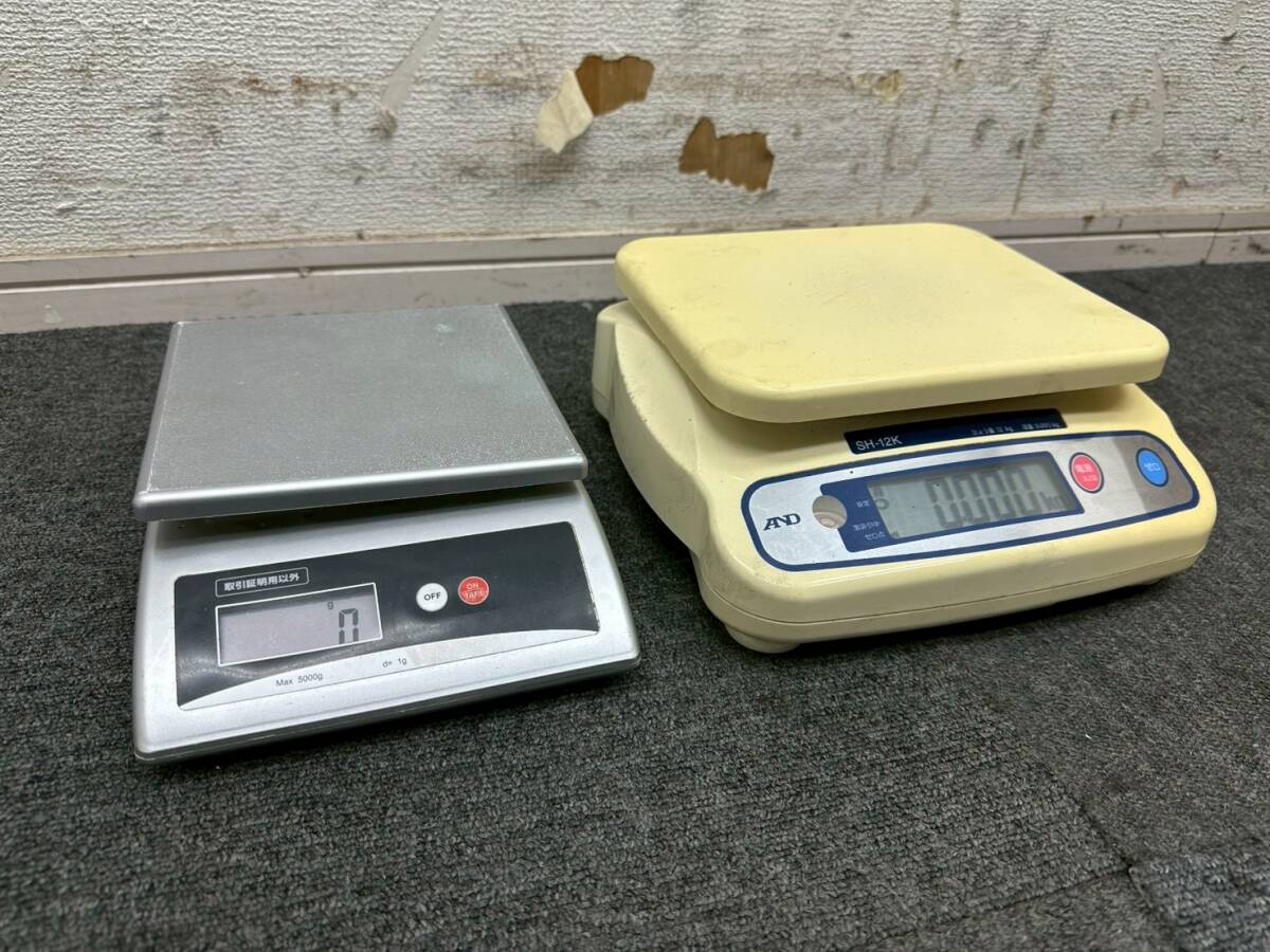 エー・アンド・デイ A&D デジタルはかり SH-12K デジタルスケール ひょう量12㎏ 目量0.005㎏ R1014-8