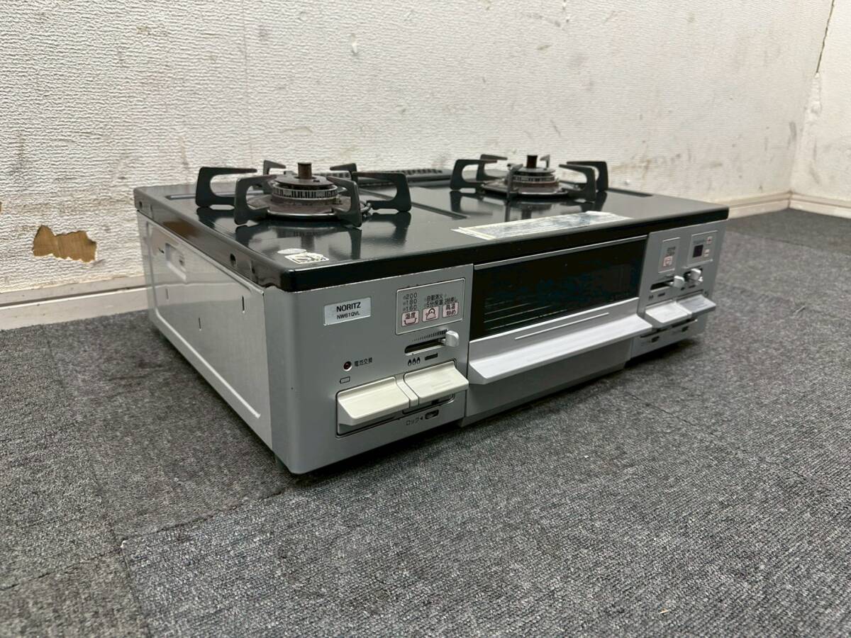 NORITZ ノーリツ ガスコンロ 都市ガス用 NW61QVL LW2261TL 左強火力 2口 調理器具 家庭用 R1020-4