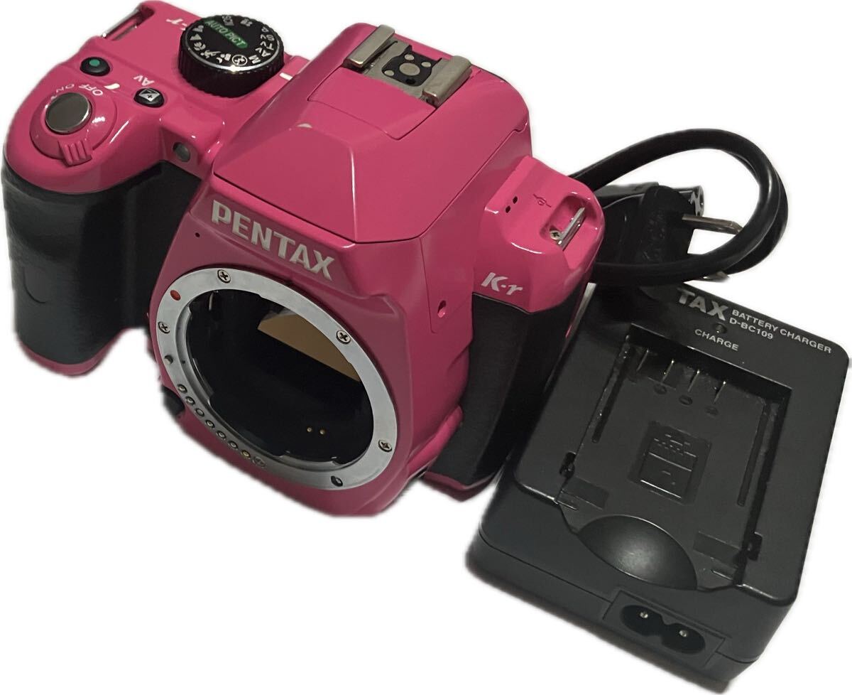 ★極上美品★ PENTAX ペンタックス K-r ピンク ボディ #23020055