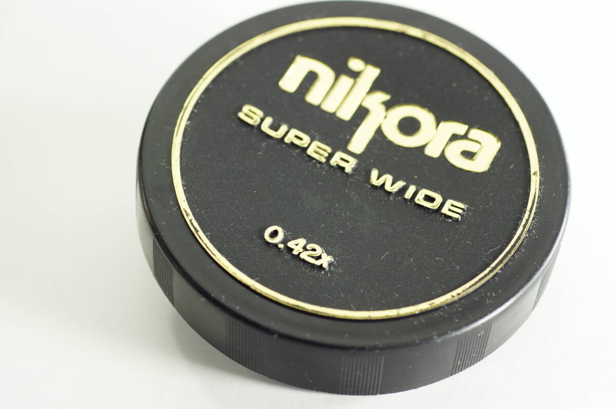 6A『並品』NIKORA super wide 0.42x　レンズキャップ