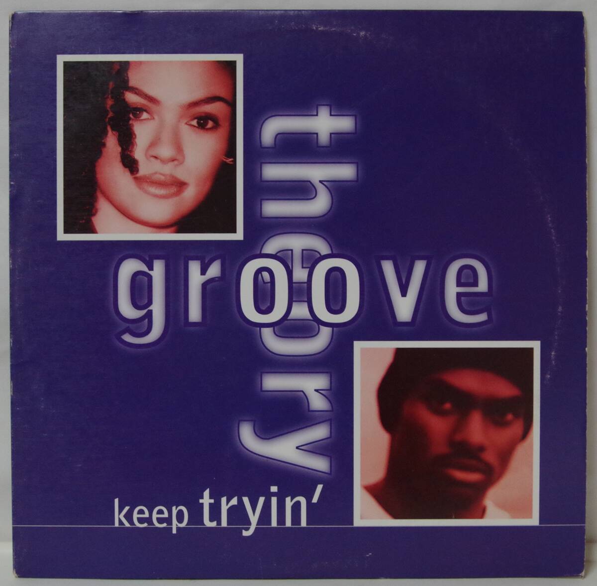 中古12Inchレコード簡易洗浄済み：GROOVE THEORY(グルーヴ・セオリー) / keep tryin' (US盤)