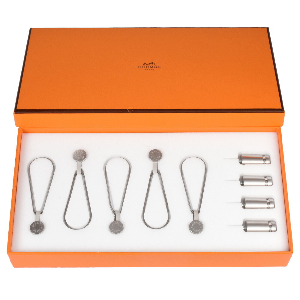 エルメス HERMES マグネット式 壁取付 スカーフホルダー FIXATION CAREE BOITIER オブジェ 置物 メタル インテリア カレホルダ−