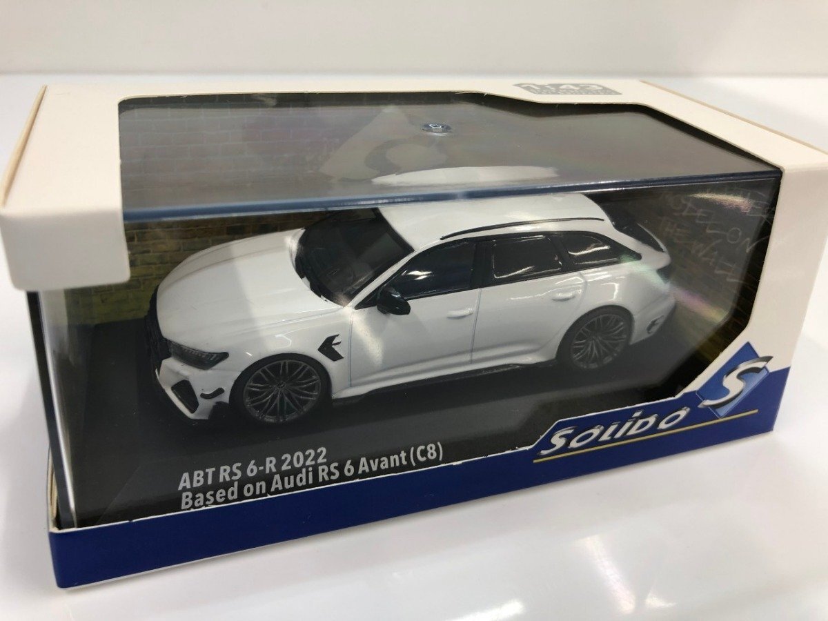 ▼　【SOLIDO S　ABT RS6-R　2022　アウディベース　1/43　ミニカー】081-02510