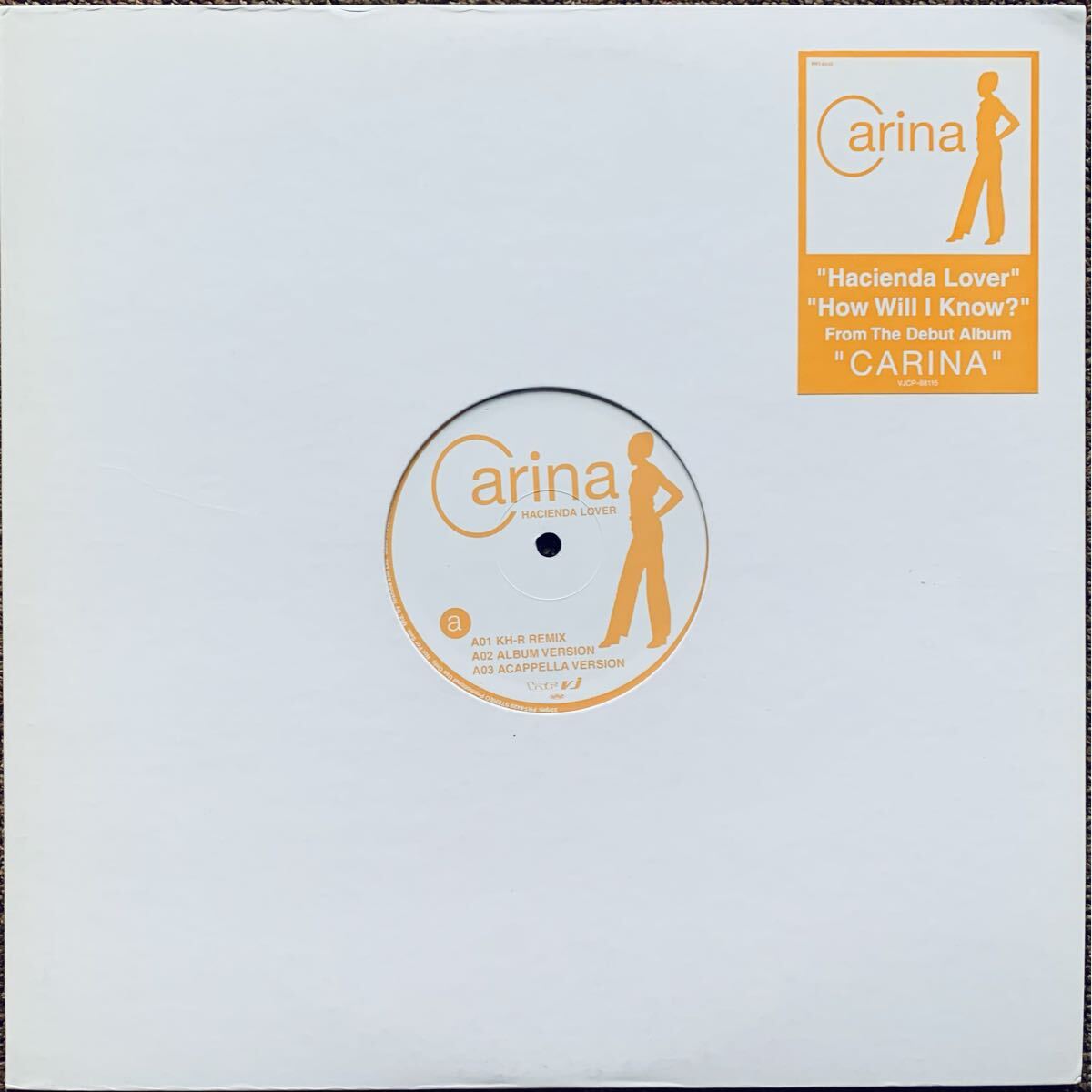 【TOSHIBA EMI 国内プロモ】Carina / Hacienda Lover、How Will I Know? (KH-R、長谷川晃一郎、KCP、キャッチー系、北欧ダンス・ポップ)