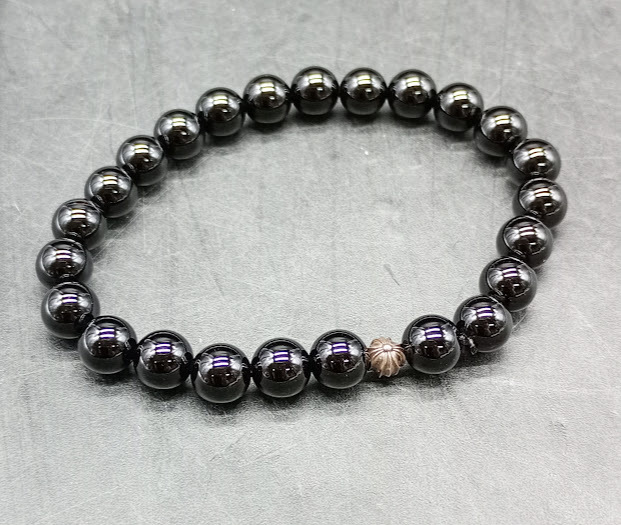 ▽【762】クロムハーツ ブレスレット / CHROME HEARTS ストーン アクセサリー 数珠ブレスレット ビーズブレスレット ビーズ