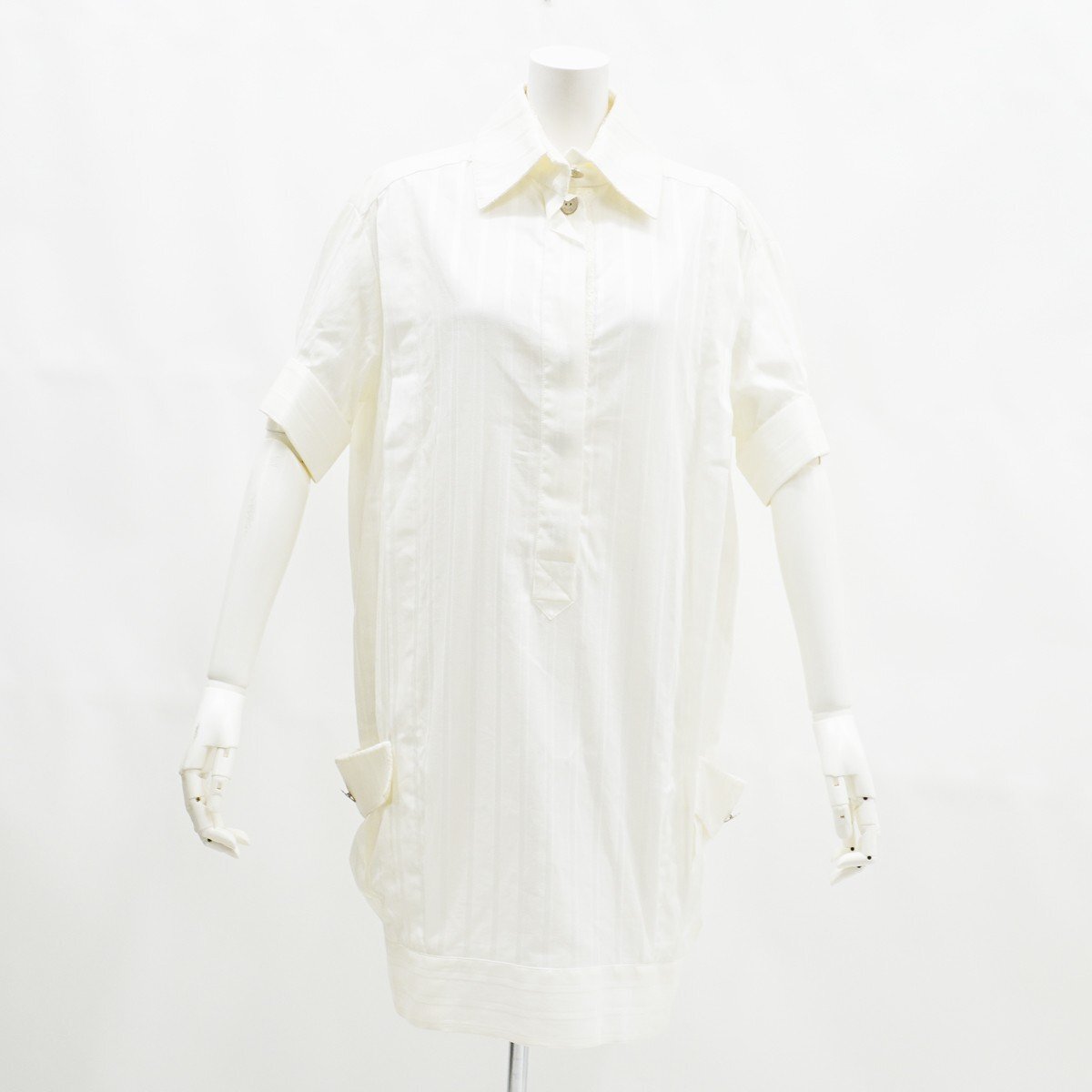 ◇【CHANEL シャネル】08C ワンピース P32370 アイボリー 36