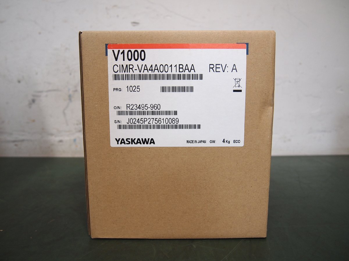 ☆新品未使用 安川 YASKAWA CIMR-VA4A0011BAA インバータ