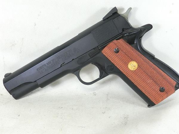 ΣWA　コルト　MKⅣ　series70　ノバックサイト　ウッドグリップ付　ガスブローバック　GBB　ガバメント　1911　木製
