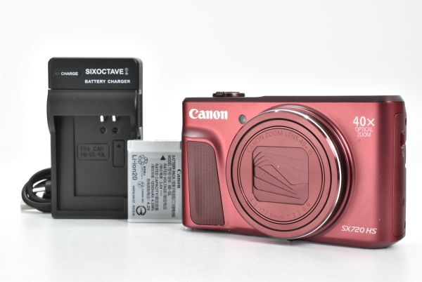 Canon PowerShot SX720 HS Digital Camera RED 20.3MP キヤノン コンパクトデジタルカメラ 赤 レッド (EF-TN-JP1564)