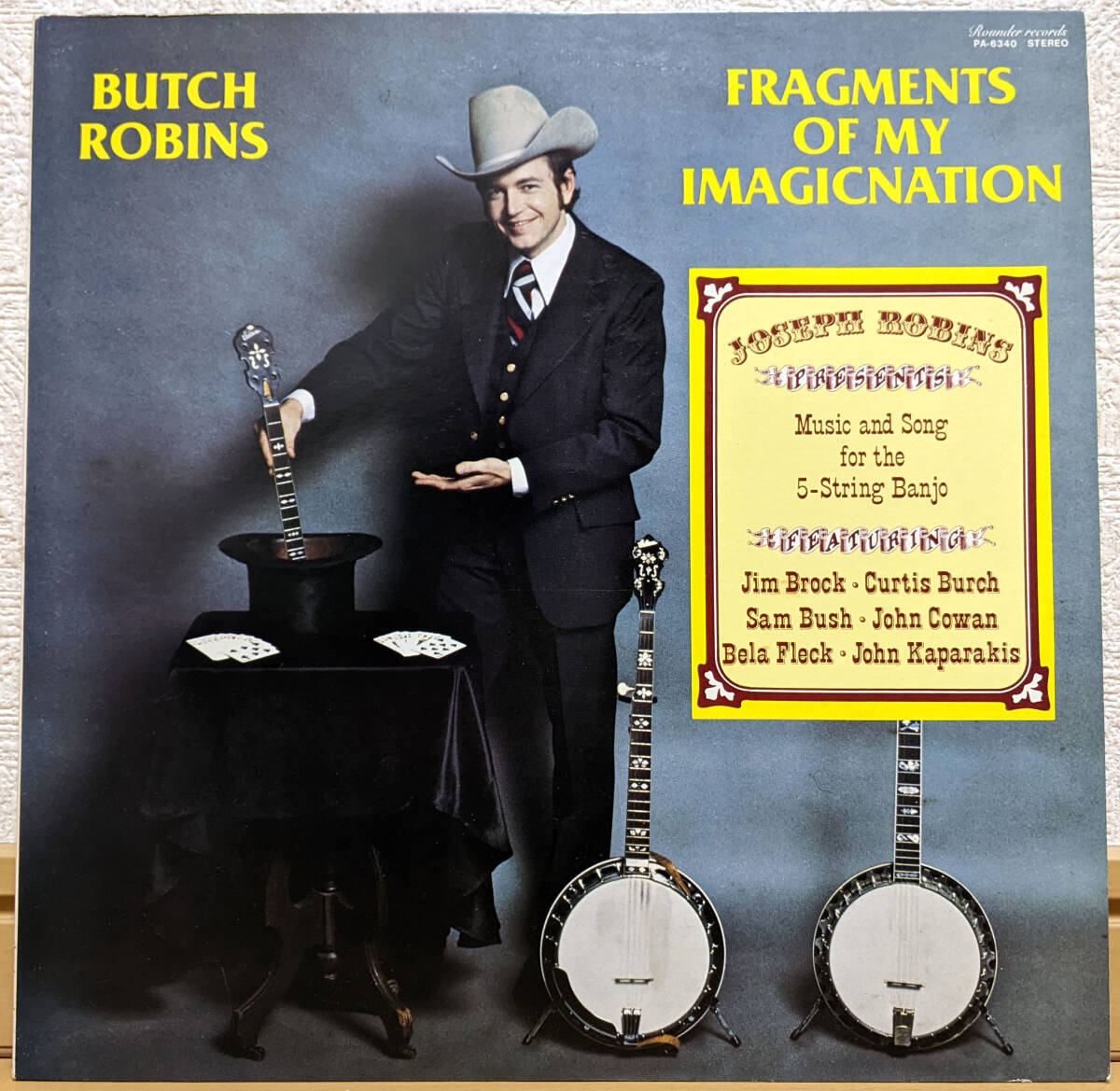 ブッチ・ロビンス【国内盤 LP】BUTCH ROBINS Fragments Of My Imagicnation | Rounder Records PA-6340 (バンジョー/Banjo/Bela Fleck