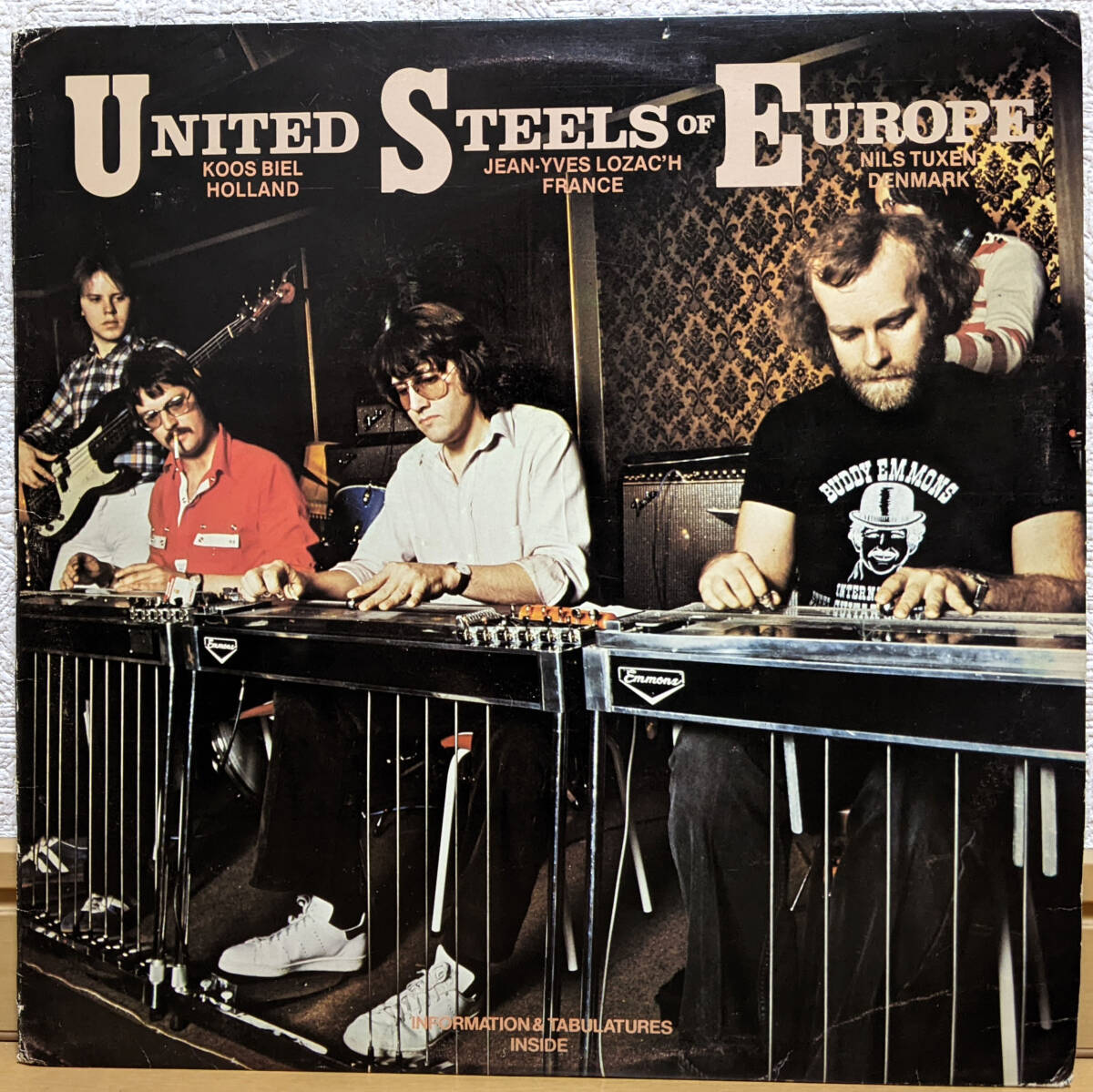 UNITED STEELS OF EUROPE【輸入盤 LP】Jean-Yves Lozac'h, Koos Biel, Nils Tuxen | Sonet SLP-1565 (スティールギター Steel Guitar